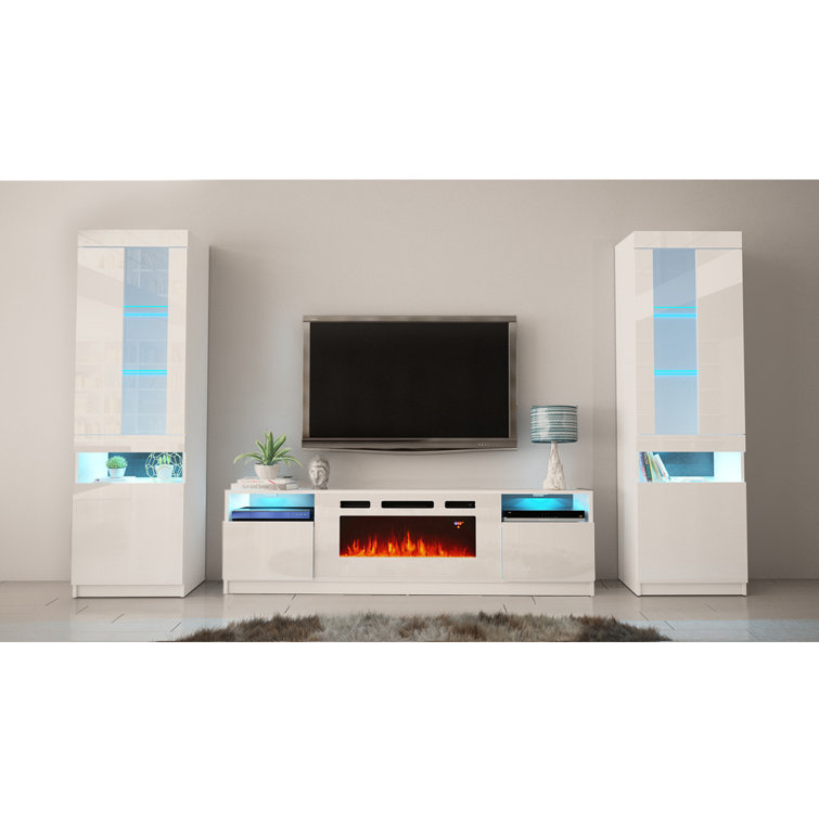 Orren Ellis Delaine Entertainment Center for TVs up to 88" with
